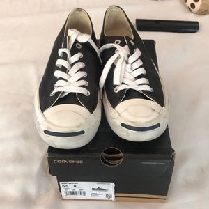 Jack Purcell Converse Leather Shoes Black